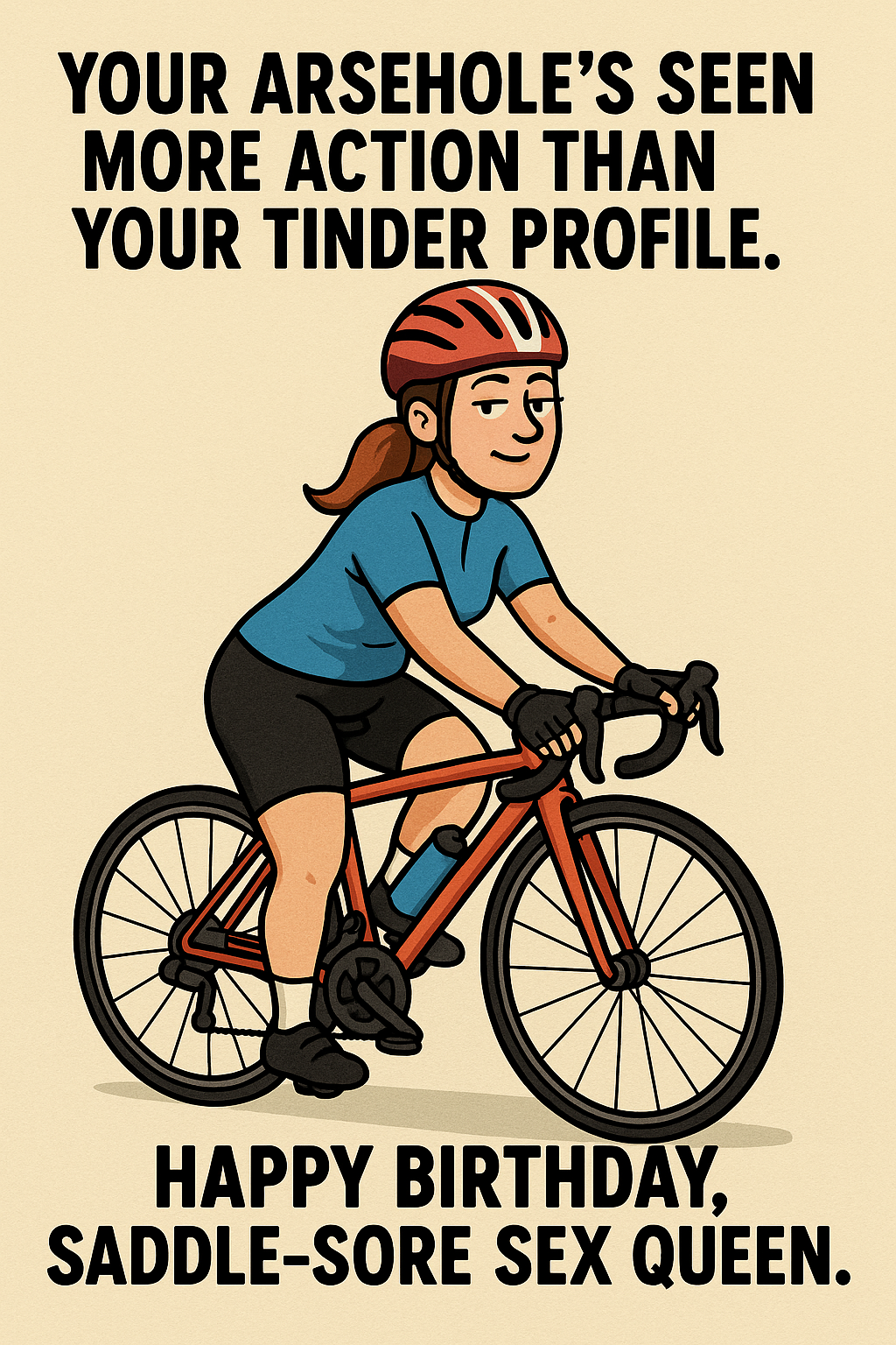 Birthday Saddle Sore Sex Queen