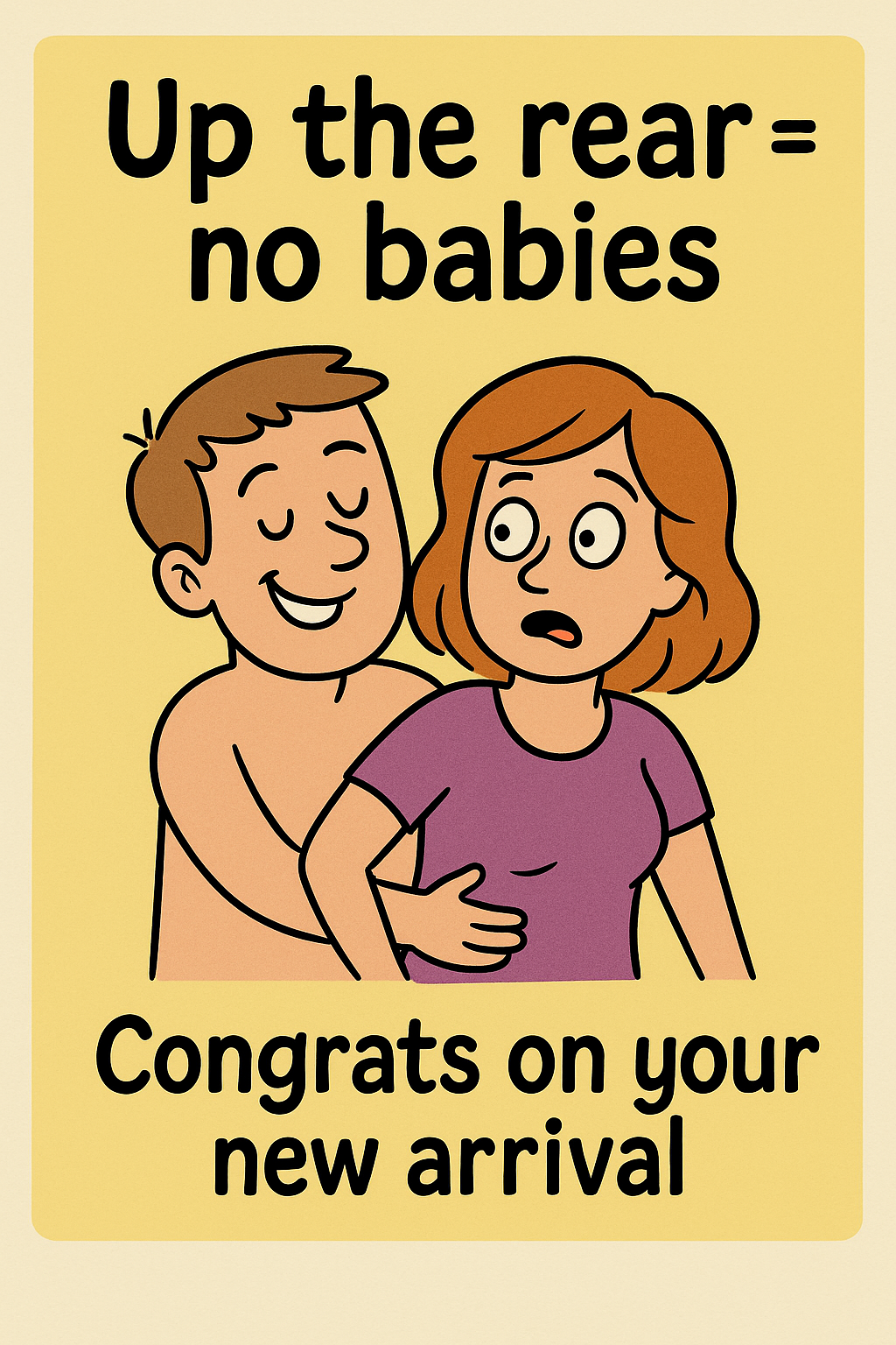 New Baby Up The Rear = No Babies