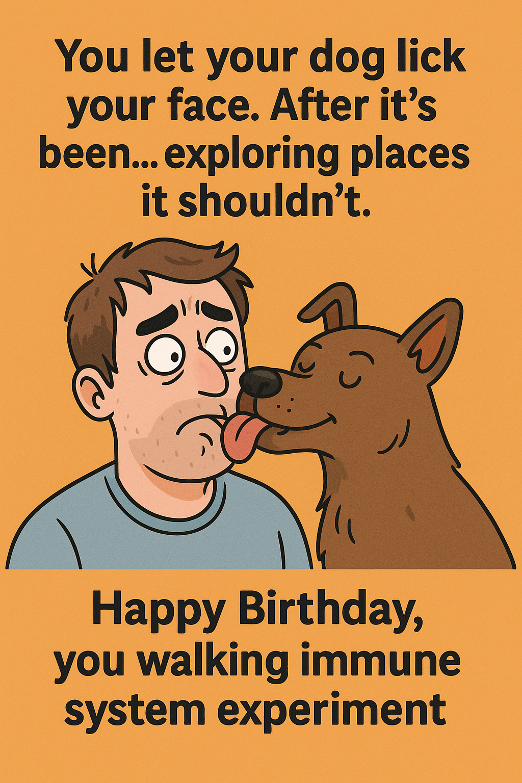 Birthday Walking Immune System Experiment