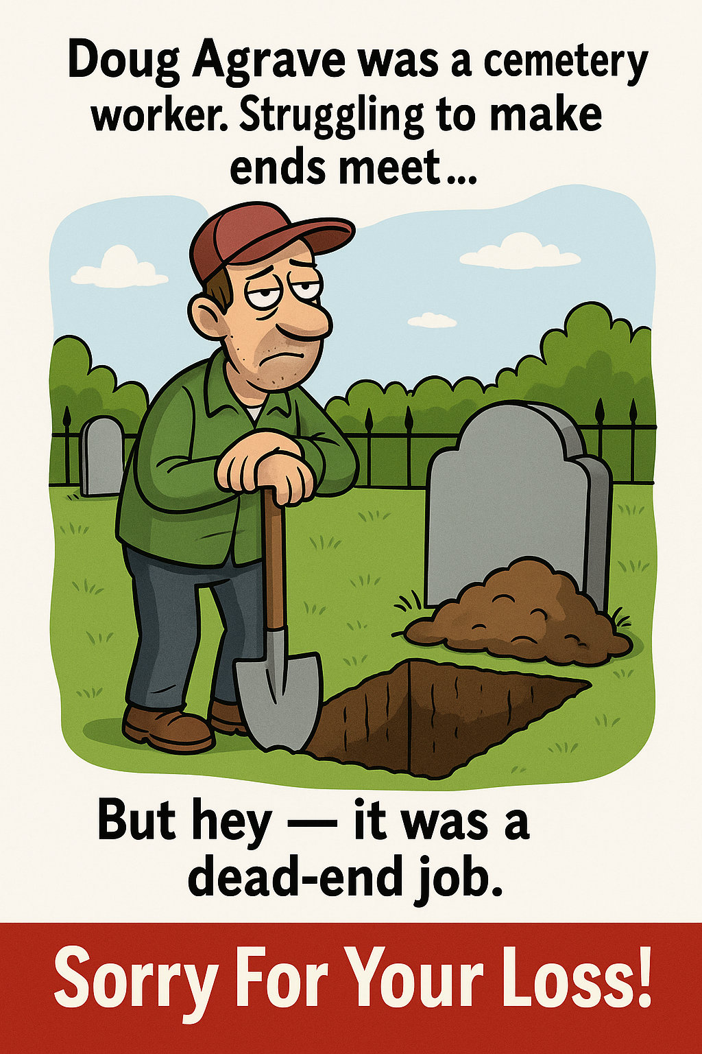 Sympathy Dug A Grave name pun