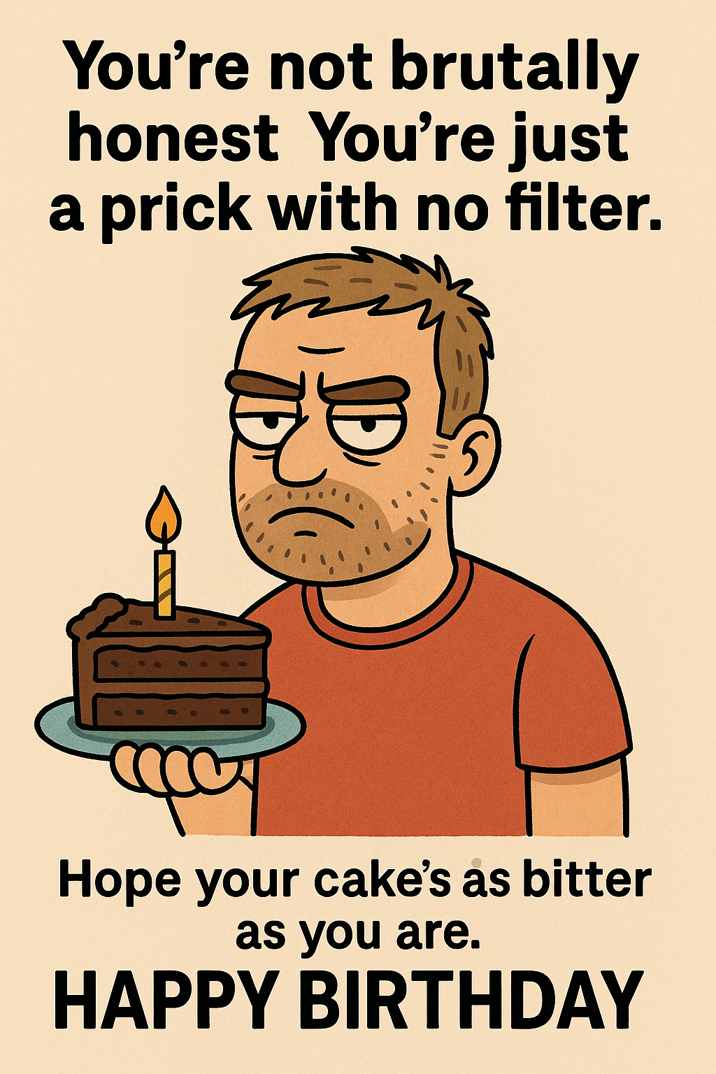 Birthday Prick With No Filter