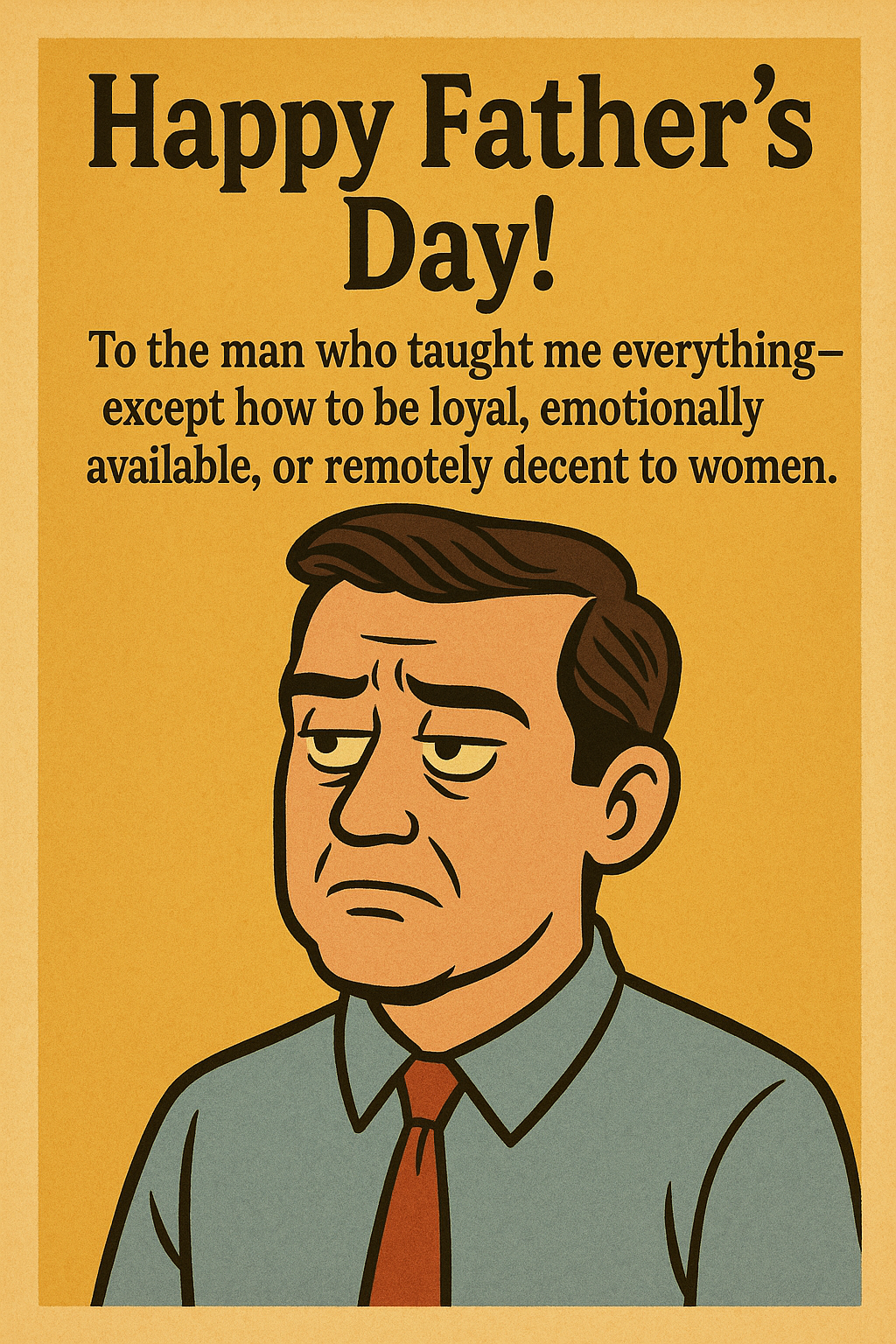 Fathers Day Taught Me Everything Except How To Be Loyal