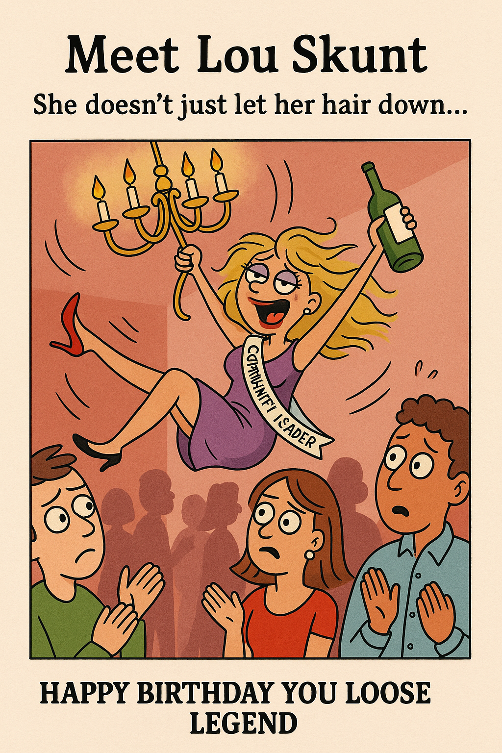 Birthday Loose Cunt name pun