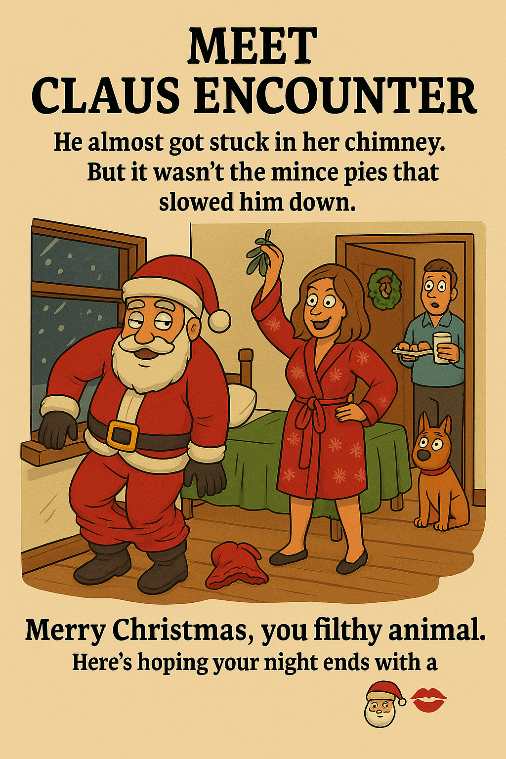 Christmas Close Encounter name pun