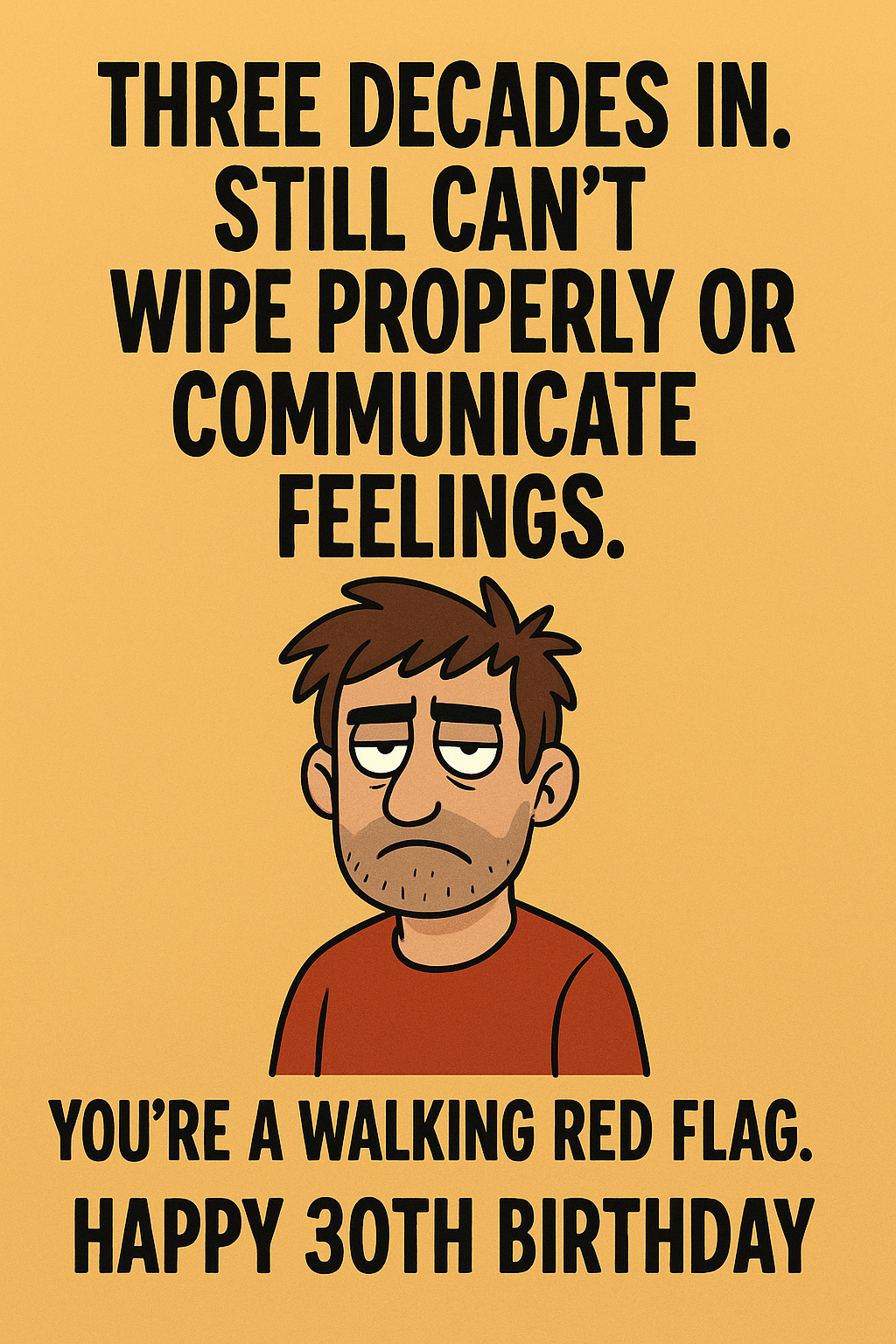 30 Walking Red Flag