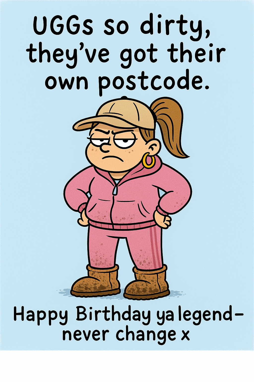 Birthday UGG chav 2
