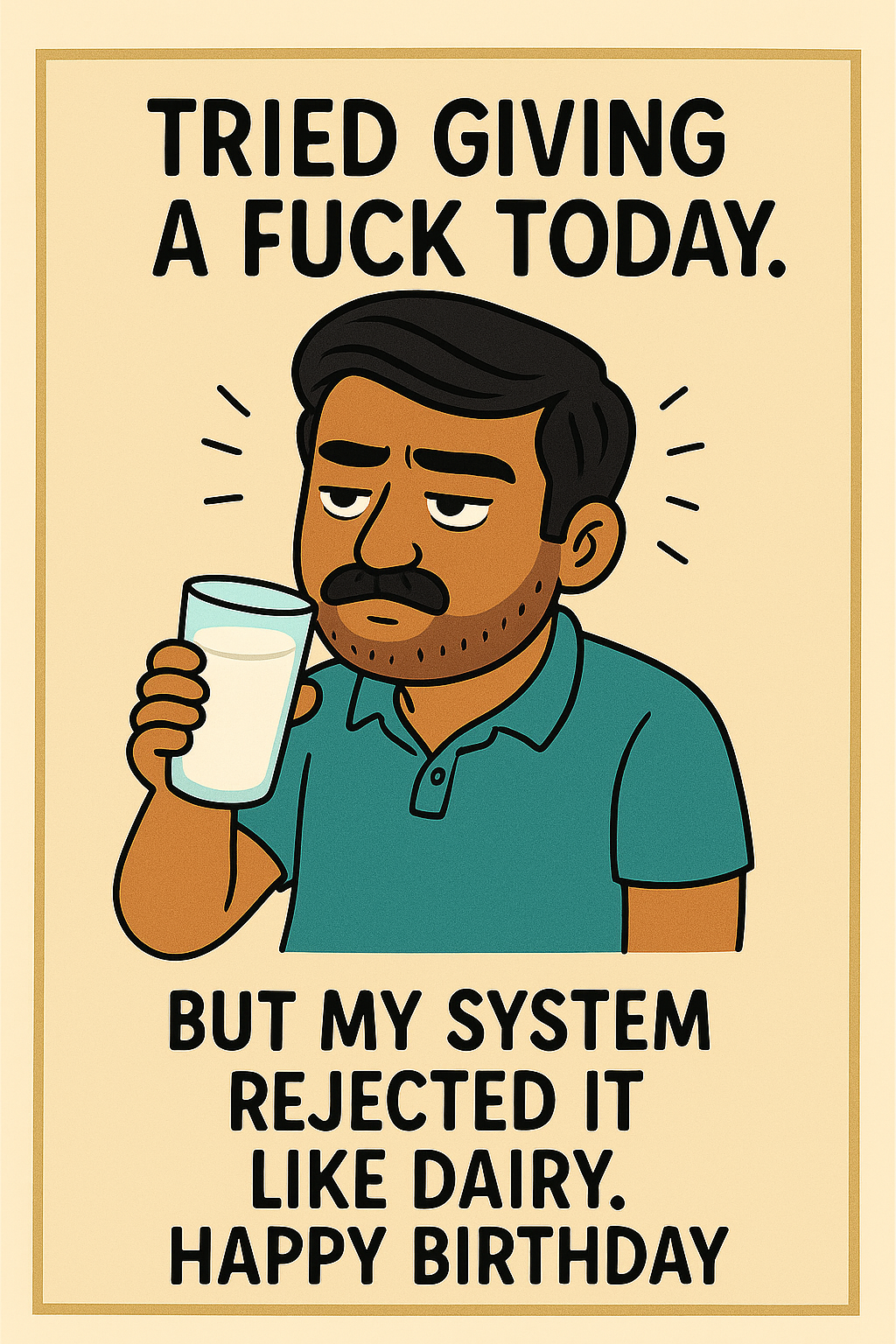 Birthday Tried Giving A Fuck