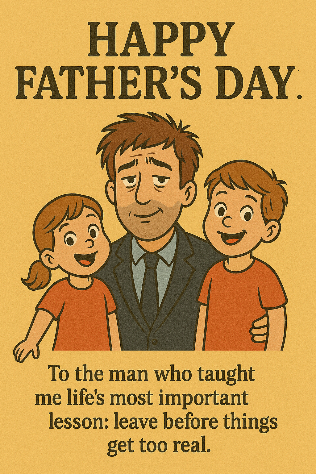 Fathers Day Taught Me Leave Before Things Get Too Real