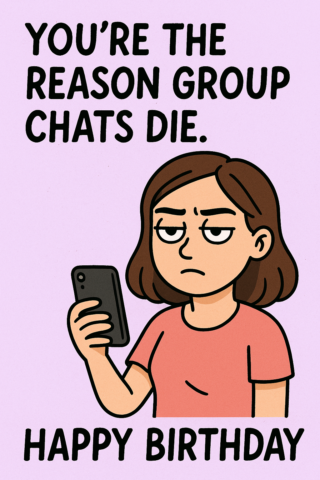 Birthday Group Chat Death